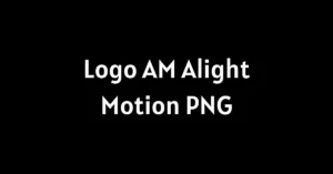 Logo AM Alight Motion PNG