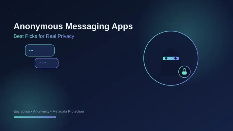 Anonymous Messaging Apps: The Ones That Actually Hide Who You Are