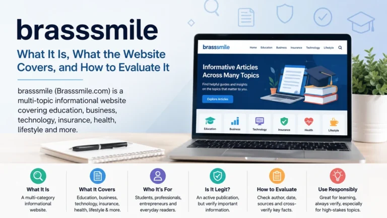 brasssmile: What It Is and What the Website Covers