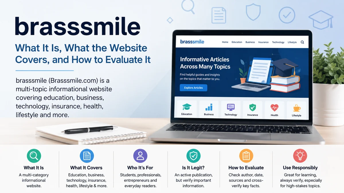 brasssmile: What It Is and What the Website Covers