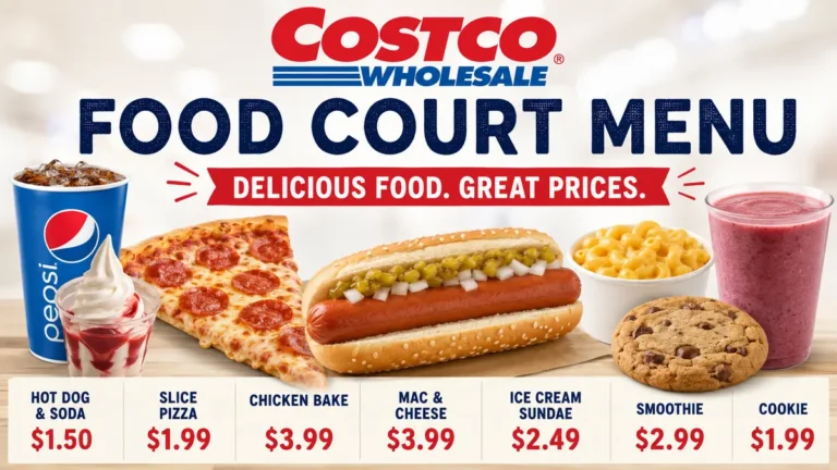 costco food court menu: Prices, Calories & What’s Available