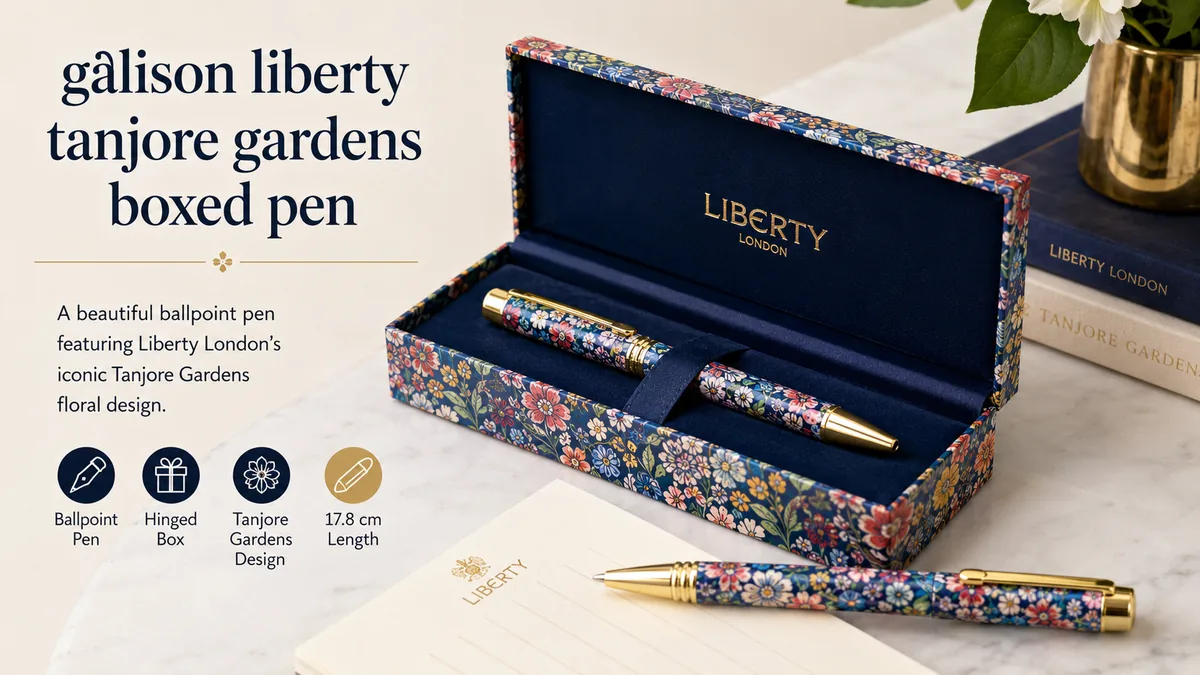 galison liberty tanjore gardens boxed pen Guide