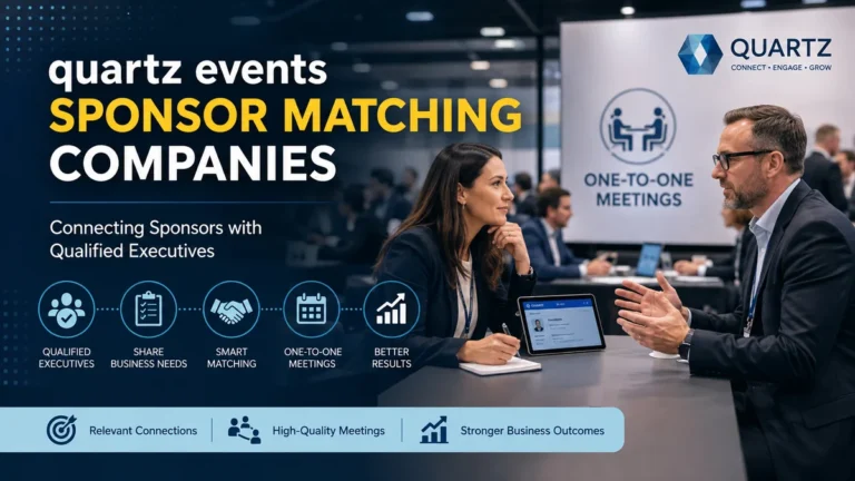 quartz events sponsor matching companies Explained