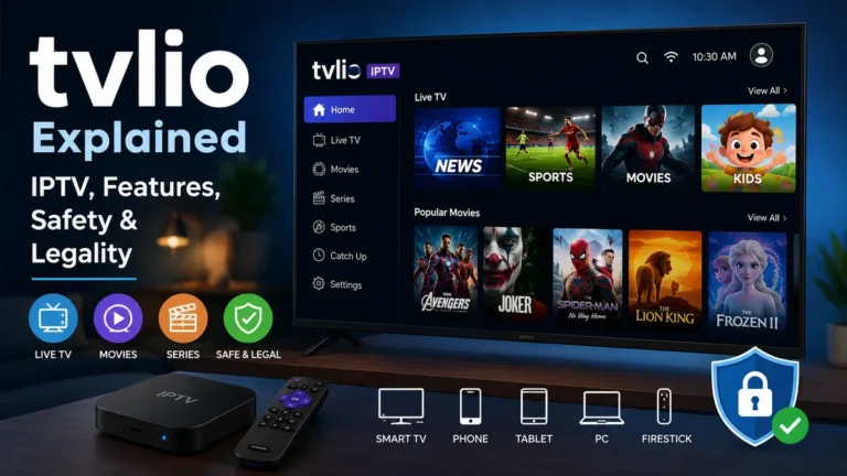 tvlio Explained: IPTV, Features, Safety & Legality