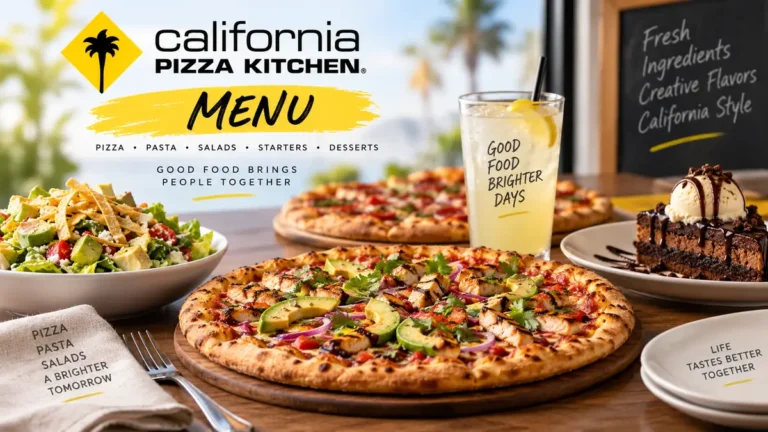 california pizza kitchen menu: Pizzas, Pasta & More
