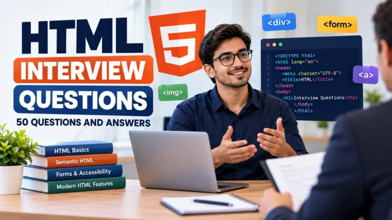 html interview questions: 50 Questions & Answers